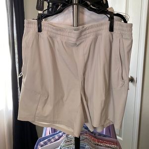 Grey lululemon unlined shorts